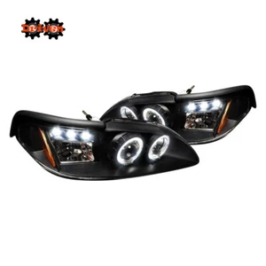 Ford Mustang 94-98 Black Halo Projector 1PC Headlight Corner GT Cobra SVT 4.6L - Picture 1 of 1