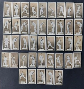 Carreras Cigarette Cards - Cricketers - A Series of 50 (Brown) - 1934 - Picture 1 of 83