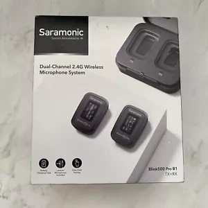 Saramonic Blink 500 Pro B1 2.4G Dual Channel Wireless Microphone System - Picture 1 of 19