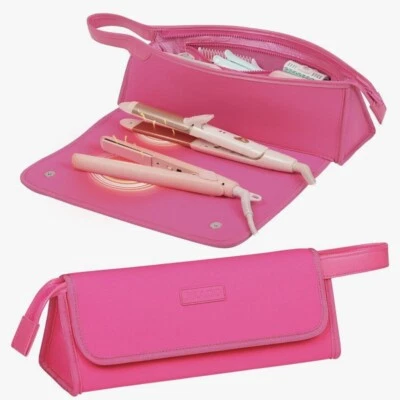 Hair Tools Travel Bag and Heat Resistant Mat In pink - Image 1 of 4