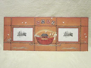 Havoc Publishing Noah’s Ark Picture Frame Collage 2 Windows 3-1/4 x 4-3/4 Size - Picture 1 of 6
