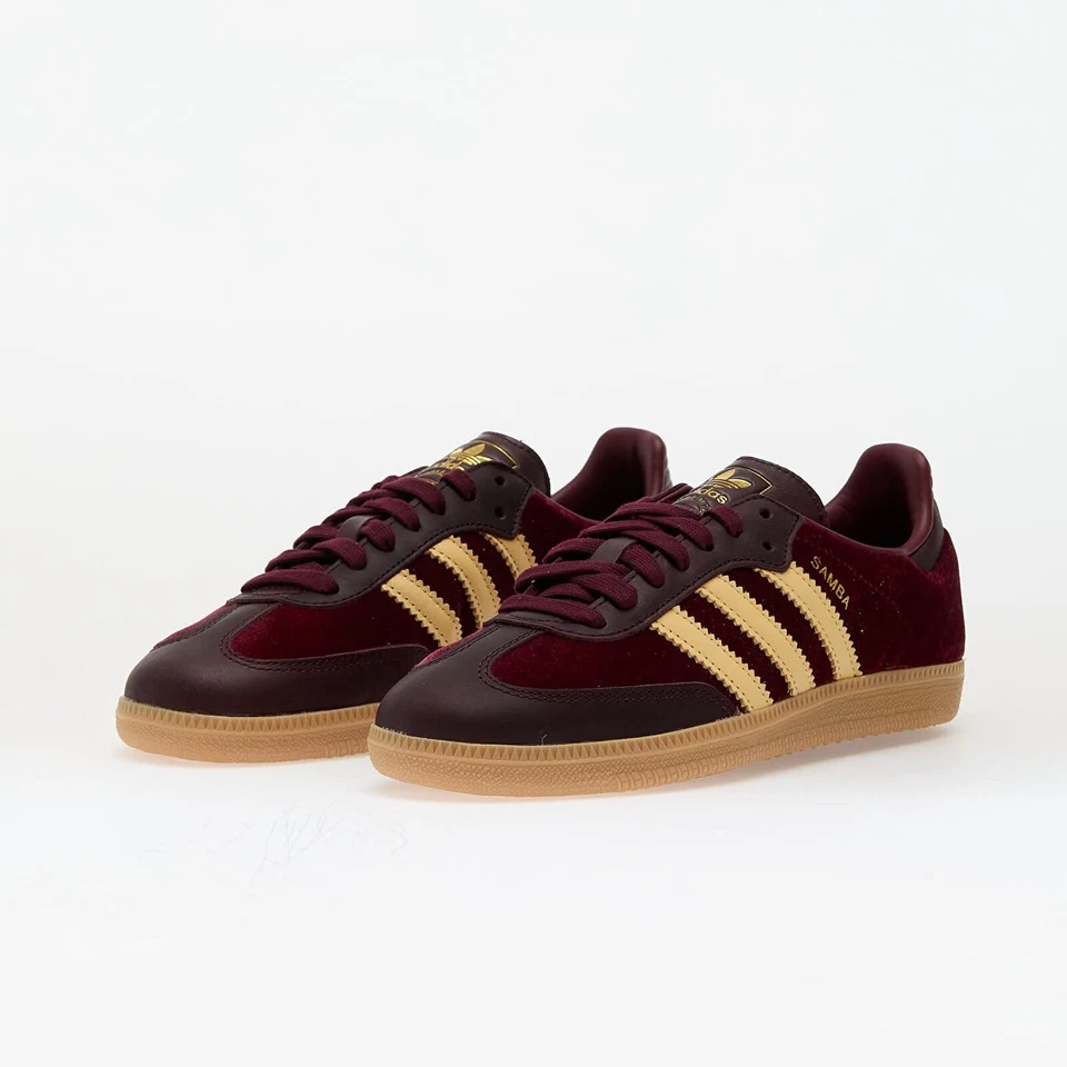 W Adidas Originals Samba OG Shadow Red Maroon JS1394 Womens Shoes Sneakers - Image 1 of 4