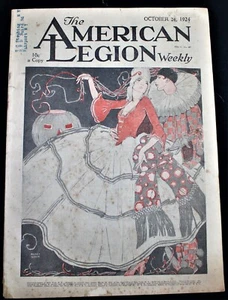 THE AMERICAN LEGION MAGAZINE 24 OCTOBER 1924 VINTAGE MILITARY VETERANS INTEREST - Picture 1 of 5