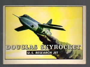Wings (1953) - Card # 185 - TOPPS - Douglas Skyrocket - Picture 1 of 2
