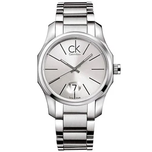 Calvin Klein Men's Biz Silver Dial Watch - K7741126 - Picture 1 of 1
