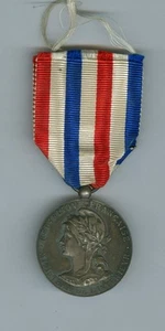 FRANCIA MEDAGLIA MILITARE CIVILE FRANCESE - MEDAGLIA DE LA VOIRIE DEPT. ET COMUNALE - Foto 1 di 5