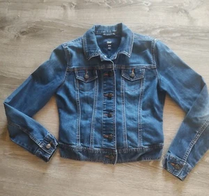 GAP Girls Teen XS Denim Jean Jacket Cotton Blue - Picture 1 of 11