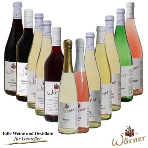 Frühlingspaket 12 Fl. Wein-Probierpaket trocken - Secco, Rotwein, Weißwein - Bild 1 von 7