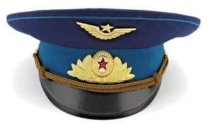 Schirmmütze Offizier UDSSR Luftwaffe Größe 56 - Picture 1 of 3