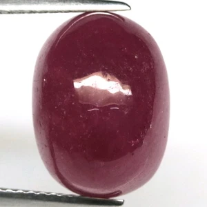 13.49 CT. Heated Red Ruby Madagascar Oval Cabochon 10 x 14 mm. - Picture 1 of 4