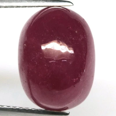 13.49 CT. Heated Red Ruby Madagascar Oval Cabochon 10 x 14 mm. - Image 1 of 4