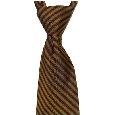 "Corbata para hombre Hickey Freeman verde/rayas ancho: 3,75"" largo: 60" Foto 1 de 4