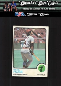 1973 Topps 130 Pete Rose Water Damage - Bild 1 von 2