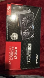ASRock AMD Radeon RX 7800 XT Challenger OC 16GB GDDR6 Grafikkarte - Bild 1 von 4