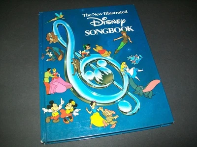 Vintage Music 1986 The New Illustrated Disney Songbook Piano Vocal Guitar HC - Image 1 of 4