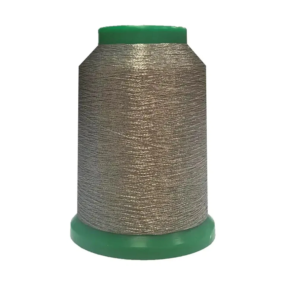Amann Isamet 0555 METALLIC CHROME Metallic Embroidery Thread, 1000m Cone - Image 1 of 1