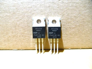 2 x BTA316-800ET Triac 800V 16A 10mA alta conmutación - Imagen 1 de 4