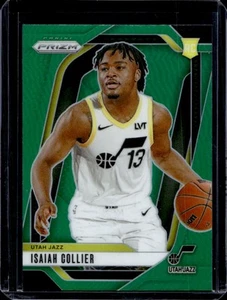 2024-25 Prizm Isaiah Collier Green Rookie RC #227 Jazz - Picture 1 of 2