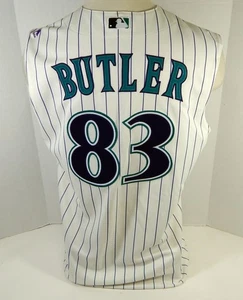 2019 Arizona Diamondbacks Dan Butler #83 Game Issued White Vest Jersey 2001 TBTC - Picture 1 of 7