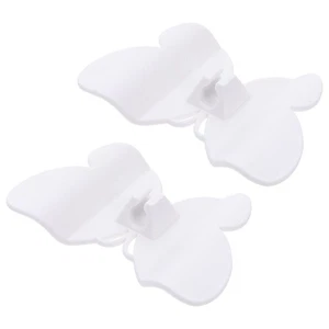 2 Pcs Feste Drahtspeicher Baby Gerätekabelhalter Für Kabelbinder - Afbeelding 1 van 12