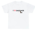 I Love Sausage Dog - Dachshund T-Shirt/Tee/Top/Shirt. Unisex