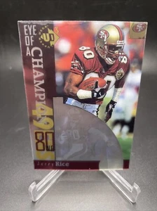 1997 Upper Deck UD3 #43 Jerry Rice San Francisco 49ers w/coating B6214 - Picture 1 of 2