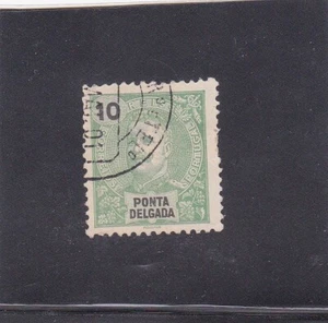PONTA DELGADA / AZORES D. Carlos I 10 R. (1897) Used - Picture 1 of 1