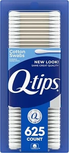 Q-tips 625 Count Cotton Swabs for Hygiene and Beauty Care, Made with 100% Cotton - Imagen 1 de 9