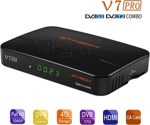 Decoder Digitale Terrestre GT MEDIA V7 Pro DVB-T2 DVB-S2X Full HD 1080P TV WiFi - Foto 1 di 6