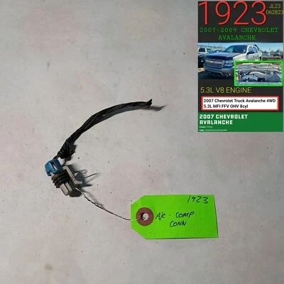 ⭐⭐CONECTOR COMPRESOR DE AIRE ACONDICIONADO CHEVROLET AVALANCHE 2007-2009 FABRICANTE ORIGINAL⭐⭐ Foto 1 de 2