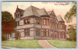 1912 WILLIAMS MEMORIAL GIRLS HIGH SCHOOL NEW LONDON CONNECTICUT*CT*POSTCARD - Picture 1 of 2