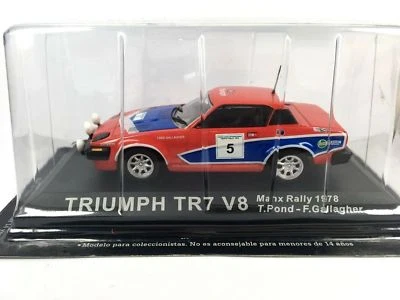 TRIUMPH TR7 V8 MANX RALLY 1978 1/43 POND GALLAGHER NUOVO IXO ALTAYA - Immagine 1 di 4