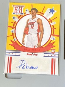 2020-21 Chronicles Hometown Heroes PAUL EBOUA RC Rookie Card AUTO #HH-PEB Heat