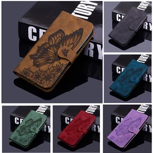 For Samsung A14 S23 S24 A52 A32 A54 A22 Phone Case Leather embossed Flip Wallet - Picture 1 of 18