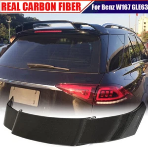 Alerón de techo trasero de carbono real para Benz W167 GLE63 SUV 2021UP - Imagen 1 de 15