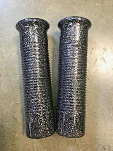 Empuñaduras de escamas de metal negro/carbón de 1" - picadora, personalizadas ¡ENVÍO GRATUITO (EE. UU.)! - Imagen 1 de 2