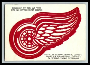 1973-74 OPC O PEE CHEE TEAM LOGOS DETROIT RED WINGS 23150 - Picture 1 of 2