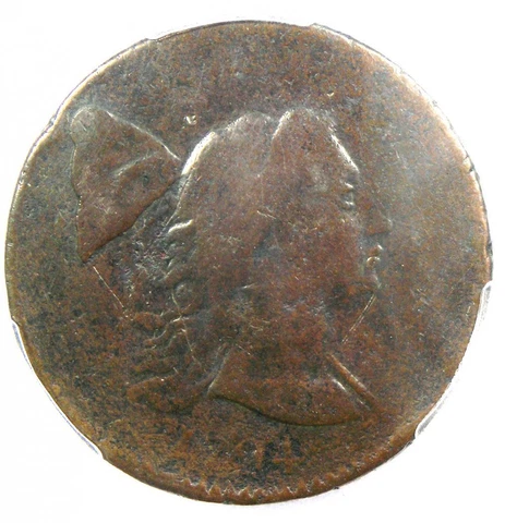 1794 Head of 1793 Liberty Cap Large Cent 1C - Certified PCGS VG Detail Cover