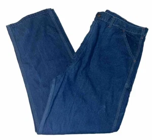Pantalones de mezclilla de carpintero vintage hechos en unión en EE. UU. 42 X 32 42x32 índigo - Imagen 1 de 7