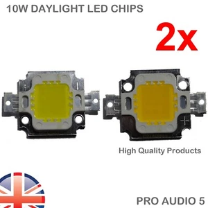 10W LED Chip TAGESLICHT WEISS COB - Hochwertig - Lichtlampe Glühbirne - UK- - Bild 1 von 3