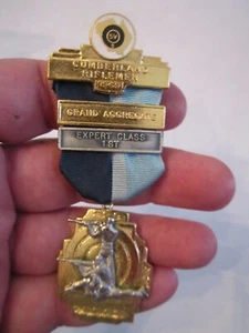 1969 CUMBERLAND RIFLEMEN MEDAL - GRAND AGGREGATE EXPERT 1ST CLASS IN CASE - Picture 1 of 4