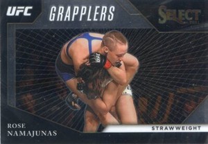 2021 PANINI SELECT UFC GRAPPLERS INSERT THUG ROSE NAMAJUNAS NO. 6
