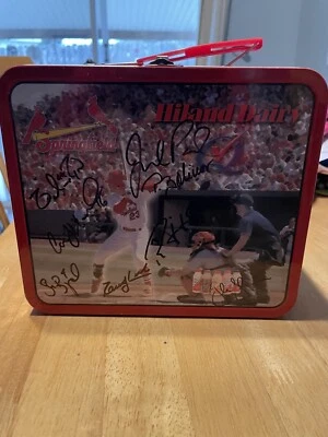 Springfiels Cardinals Signed Lunchbox - Image 1 of 4