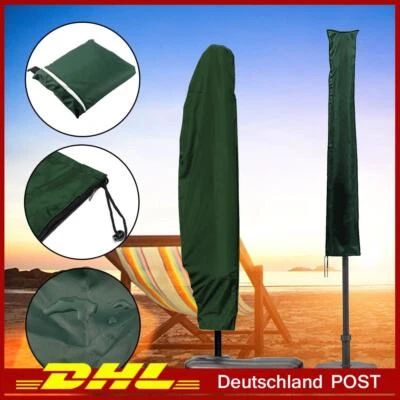 TJF Schutzhülle für Sonnenschirm Ampelschirm Abdeckung und Schutzhaube