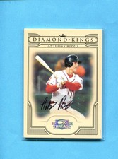 ANTHONY RIZZO YANKEES 2008 DONRUSS DIAMOND KINGS AUTOGRAPH ROOKIE CARD #080/500