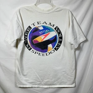 Camiseta deportiva Speedo vintage desgastada de una sola puntada Power Team Volley L - Imagen 1 de 10
