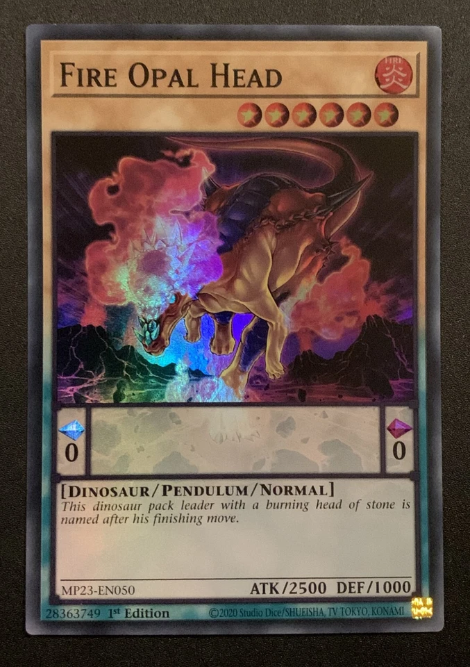 Fire Opal Head - MP23-EN050 - Super Rare - 1st Edition - YuGiOh - Image 1 of 3