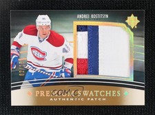 2011-12 Ultimate Collection Premium Swatches /25 Andrei Kostitsyn #PS-AK Patch