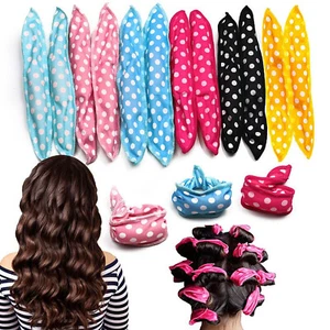 12PCS Hair Rollers Magic Flexible Soft Pillow Curlers Hair Care Curlers Sponge - Picture 1 of 7