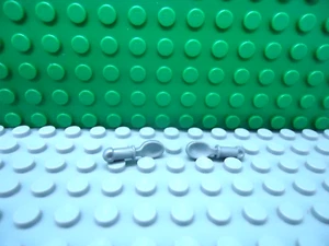 Lego Minifigur 2 flache silberne Löffel Freunde Besteck Küche NEU - Bild 1 von 1